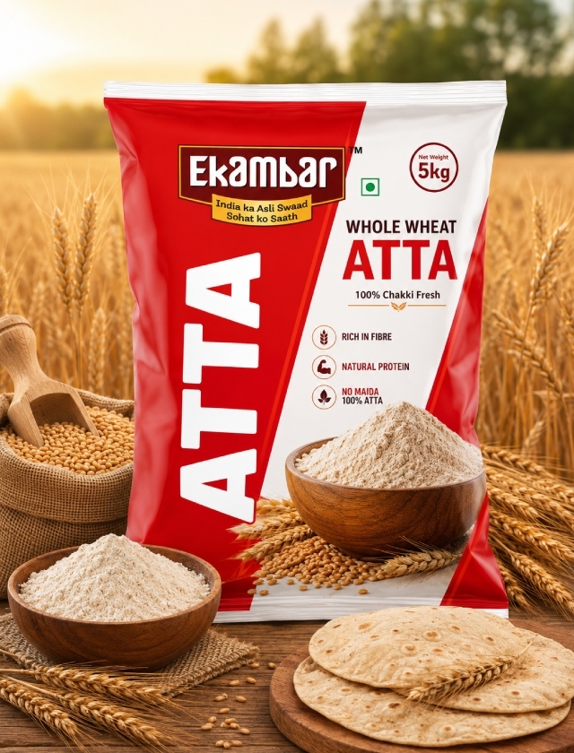 Ekambar Whole Wheat Atta 5kg